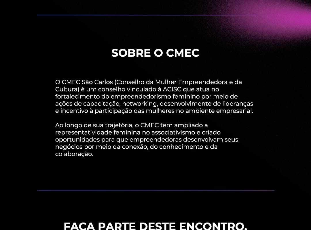 Seção Sobre o CMEC