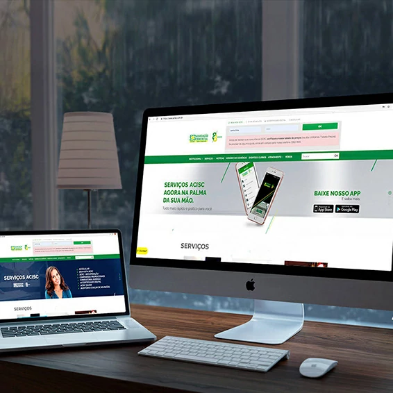 Em fase de modernização, ACISC lança novo site