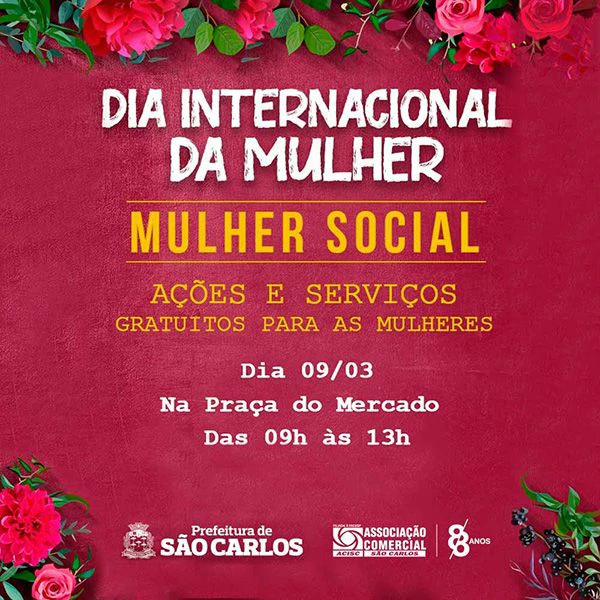 ACISC e Fundo Social realizam evento gratuito para mulheres