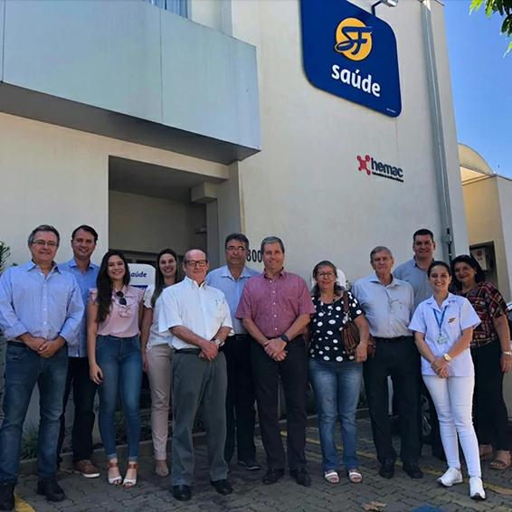 Diretoria da ACISC visita instalações da São Francisco Saúde