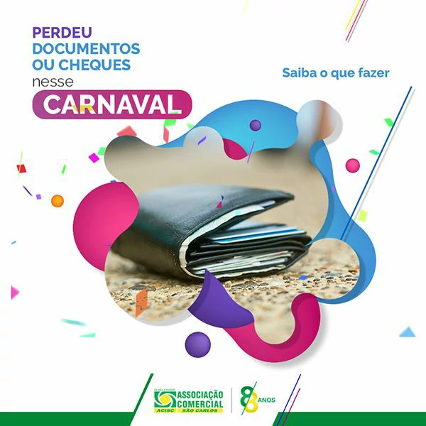 ACISC orienta sobre perda ou furto de documentos no Carnaval