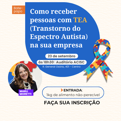 Empresas terão bate-papo sobre inclusão de pessoas com TEA em São Carlos