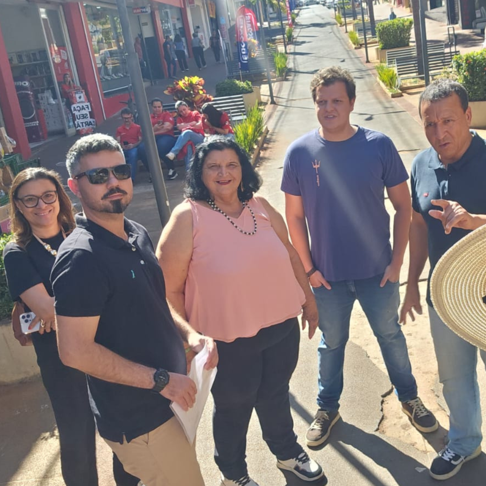 ACISC acompanha visitas técnicas ao Calçadão da General Osório para discutir revitalização