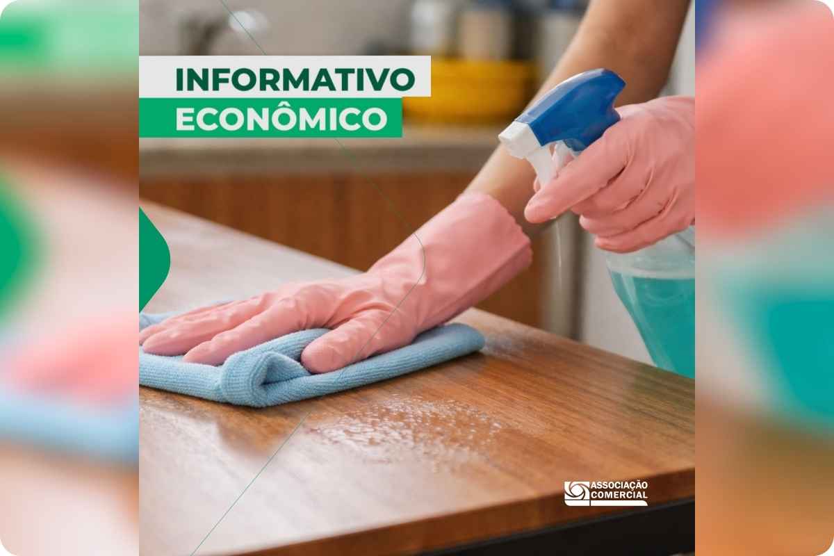 Trabalho doméstico mantém forte presença informal em São Carlos, aponta informativo econômico da ACISC