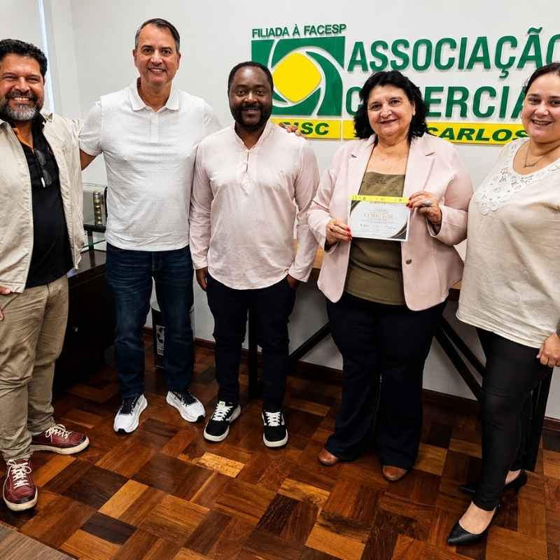 ACISC recebe nova diretoria da ASCORI e reforça aproximação com setor imobiliário de São Carlos
